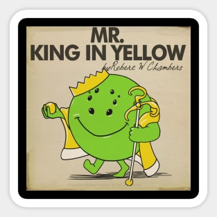 King In Yellow Sticker